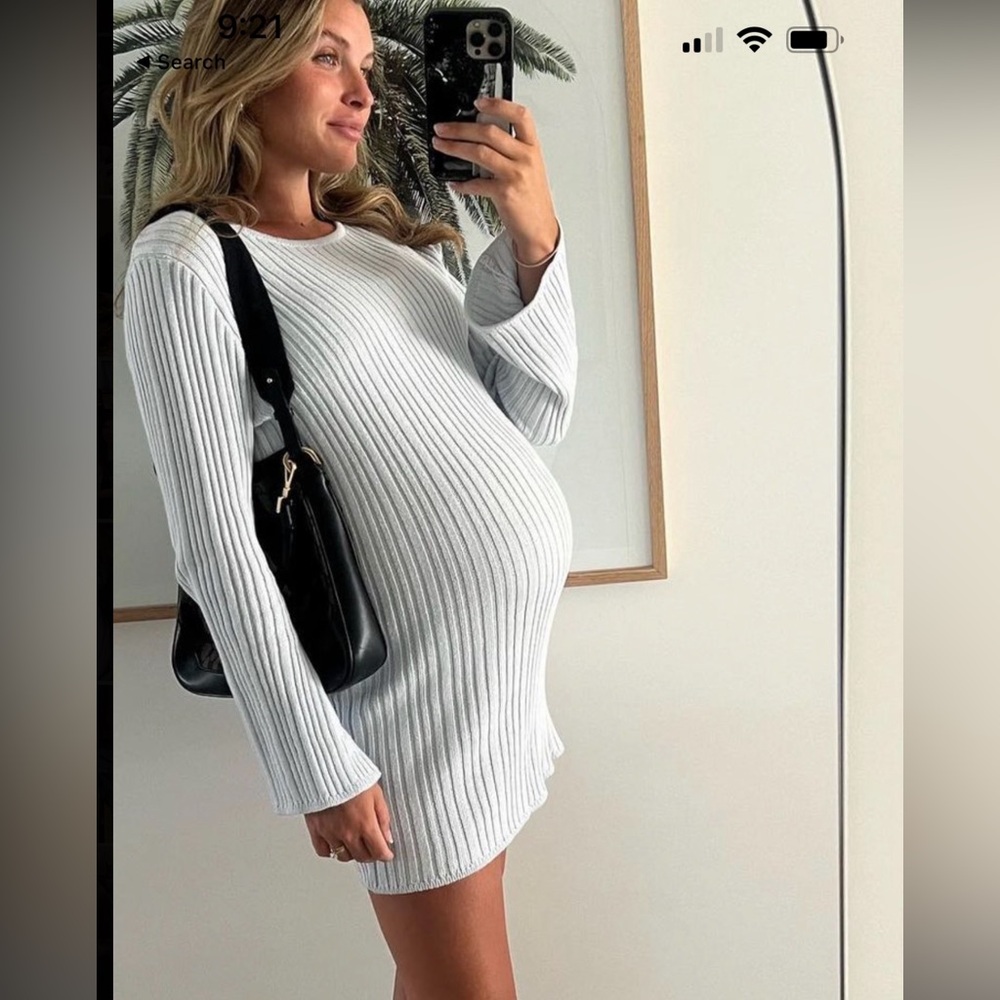 Legoe Heritage Knit Dress : MATERNITY